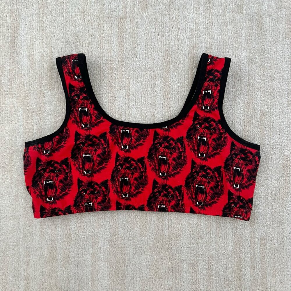 Nooworks Soft Bra Bralette in Wolverine XL Cotton